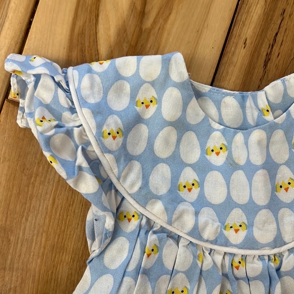 Flutter Dress/Tunic - 2T - Hatching Chicks Pattern (Great for Easter!) - Picture 5 of 11